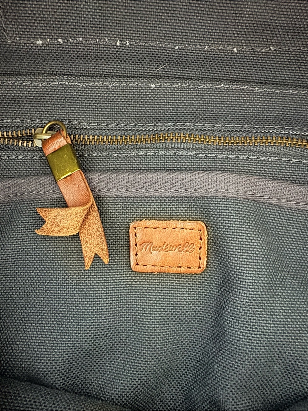 Madewell The Canvas Foldover Backpack - Picture 11 of 12